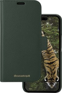 dbramante New York - 2-in-1 Leather Wallet for iPhone 15 Pro Max - Evergreen 1