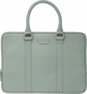 Torba dbramante Rome - Pebbled full-grain leather slim bag for MacBook Pro/Air 13" - Greenbay 1