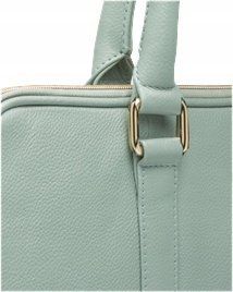 Torba D Bramante Rome - Pebbled full-grain leather slim bag for MacBook Pro/Air 13" - Greenbay 6