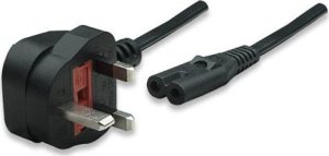Kabel zasilający OWC 1.0M (39") C7 2-Pin Power Cord with Type G Wall Plug 2