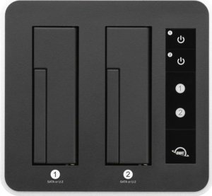 Stacja dokująca OWC Drive Dock U.2 USB 3.2 (10Gb/s) Dual-Bay Drive Docking Solution for 2.5-inch and 3.5-inch NVMe U.2 and SATA Drives 2