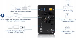 Macierz dyskowa OWC 16.0TB HDD Gemini - Thunderbolt (USB-C) Dock and Dual-Drive RAID External Storage Solution 5