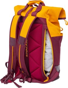Plecak turystyczny RivaCase Dijon - 25L Laptop backpack 15.6" - Burgundy red 12