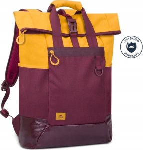 Plecak turystyczny RivaCase Dijon - 25L Laptop backpack 15.6" - Burgundy red 16