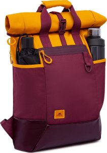 Plecak turystyczny RivaCase Dijon - 25L Laptop backpack 15.6" - Burgundy red 6
