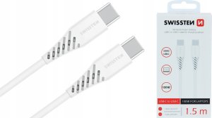 Kabel USB Swissten USB-C - USB-C 1.5 m Biały (71506520) 8