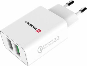 Ładowarka Swissten Travel charger 2x USB QC 3.0 + USB, 23W black 2