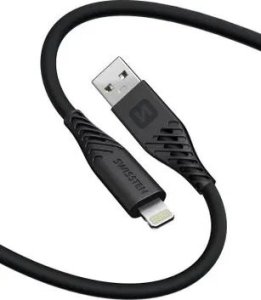 Kabel USB Swissten USB-A - USB-C 1.5 m Czarny (71533010) 3