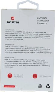 Swissten Car holder s-grip S3-CD1 9