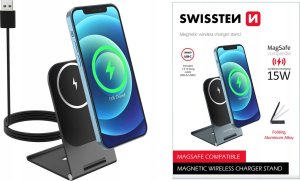 Ładowarka Swissten Wireless Charger Ultra Thin (Magsafe Compatible) 2