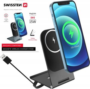 Ładowarka Swissten Wireless Charger Ultra Thin (Magsafe Compatible) 6