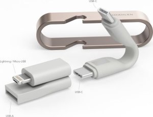 Kabel USB Vonmählen High Six - The 6in1 Charging Cable - Rose Gold 2