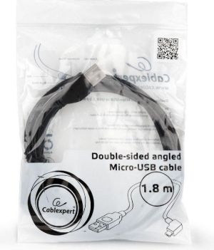 Kabel USB Gembird USB-A - USB-B 1.8 m Czarny (CC-USB2-AMmDM90-6) 3