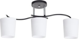 Lampa sufitowa Candellux Esnyr Lampa Sufitowa Chromowy+Czarny 3X40 E27 Klosz Biały 1