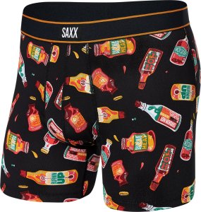 SAXX Bokserki męskie SAXX DAYTRIPPER Boxer Brief Ostre Sosy - czarny L 1