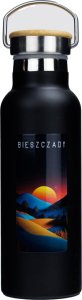 Dr.Bacty Butelka termiczna stalowa Dr.Bacty Iris 500 ml - Czarna - Bieszczady 1