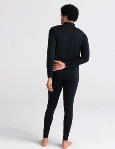 SAXX Męskie termoaktywne leginsy z długą nogawką SAXX ROAST MASTER  Tight - czarne S 4