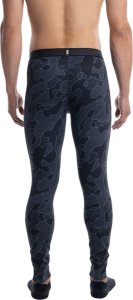 SAXX Męskie termoaktywne leginsy z długą nogawką SAXX ROAST MASTER  Tight Pomo Camo - Granatowe S 2