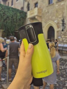 Contigo Kubek termiczny West Loop Mini 300ml - żółty metalik 8