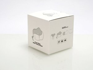 Red Bird Poduszka podróżna/pianka memory + zatyczki + opaska - szara 5