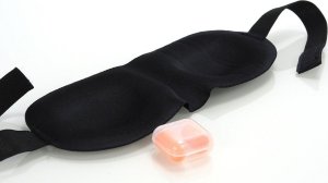 Red Bird Poduszka podróżna/pianka memory + zatyczki + opaska - szara 6