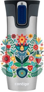 Contigo Kubek termiczny Contigo West Loop 2.0 470ml - Folklor II - Stalowy 1