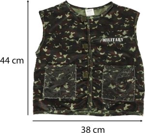 KIK Kostium strój karnawałowy hełm żołnierz 3-8 lat 6