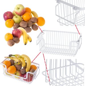 KIK Koszy na owoce warzywa organizer pojemnik skrzynia 4