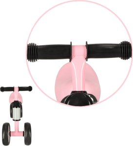 KIK Rowerek Trike Fix Tiny czterokołowy biegowy różowy 5