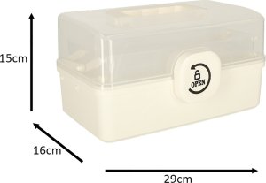 KIK Organizer pojemnik na lekarstwa leki  apteczka przechowywania leków 29x16x15cm 9
