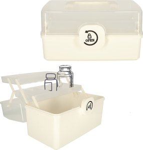 KIK Organizer pojemnik na lekarstwa leki  apteczka przechowywania leków 29x16x15cm 10