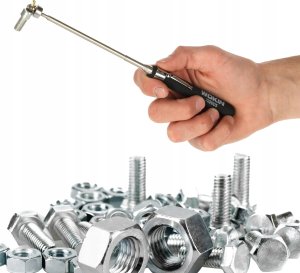 KIK WOKIN Chwytak magnetyczny teleskopowy ze stali nierdzewnej magnes 64cm 2,2kg 5