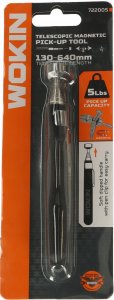 KIK WOKIN Chwytak magnetyczny teleskopowy ze stali nierdzewnej magnes 64cm 2,2kg 7