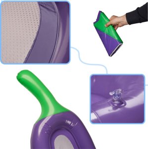 KIK Materac dmuchany siateczkowy bakłażan 240cm 3