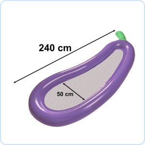 KIK Materac dmuchany siateczkowy bakłażan 240cm 4