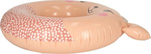 KIK INTEX 59266  Koło do pływania dmuchane ponton plażowy zwierzak różowy max 40kg 5