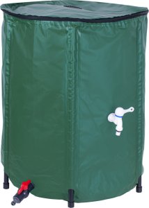 KIK Pojemnik zbiornik na deszczówkę z kranem beczka na wodę deszczową składana 200 litrów 3