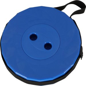 KIK Krzesło składane rozkładany stołek taboret niebieski 5