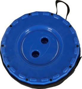 KIK Krzesło składane rozkładany stołek taboret niebieski 6