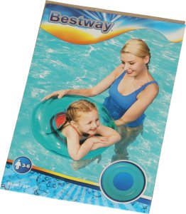 KIK BESTWAY 36022 Koło do pływania dmuchane niebieskie 51cm max 21kg 3-6lat 5
