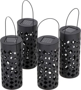 KIK Lampy solarne latarenka gwiazdy księżyce lampa solarna LED 4szt. 4