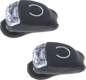 KIK L-BRNO Lampa lampka rowerowa do roweru diodowa LED przód tył 2 sztuki 6