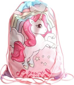 KiDS Licensing Worek szkolny przedszkolny Unicorn na buty plecak 1