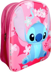 DIFUZED Różowy plecak przedszkolny 3D Lilo i Stitch 2
