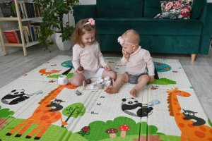 Nice Idea LITTLE STORY Składana Dwustronna Mata Piankowa XPE 180x120x1 cm XPE-F10120 11