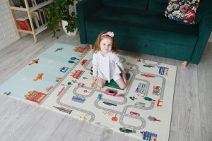 Nice Idea LITTLE STORY Składana Dwustronna Mata Piankowa XPE 180x120x1 cm XPE-F10120 13