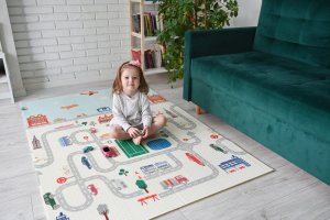 Nice Idea LITTLE STORY Składana Dwustronna Mata Piankowa XPE 180x120x1 cm XPE-F10120 15