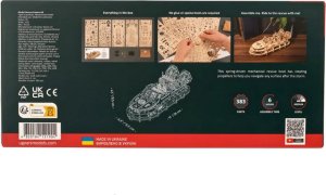 UGEARS UGEARS Składany Drewniany Model 3D - Poduszkowiec ratunkowy 7