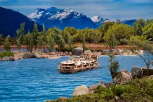 UGEARS UGEARS Składany Drewniany Model 3D - Poduszkowiec ratunkowy 10