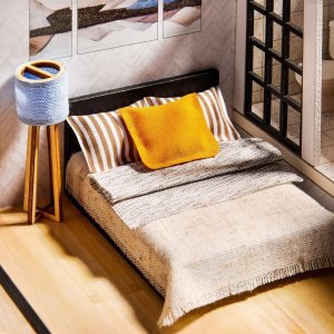 Nice Idea LITTLE STORY Składany Drewniany Model LED - Claudia's Apartment 2